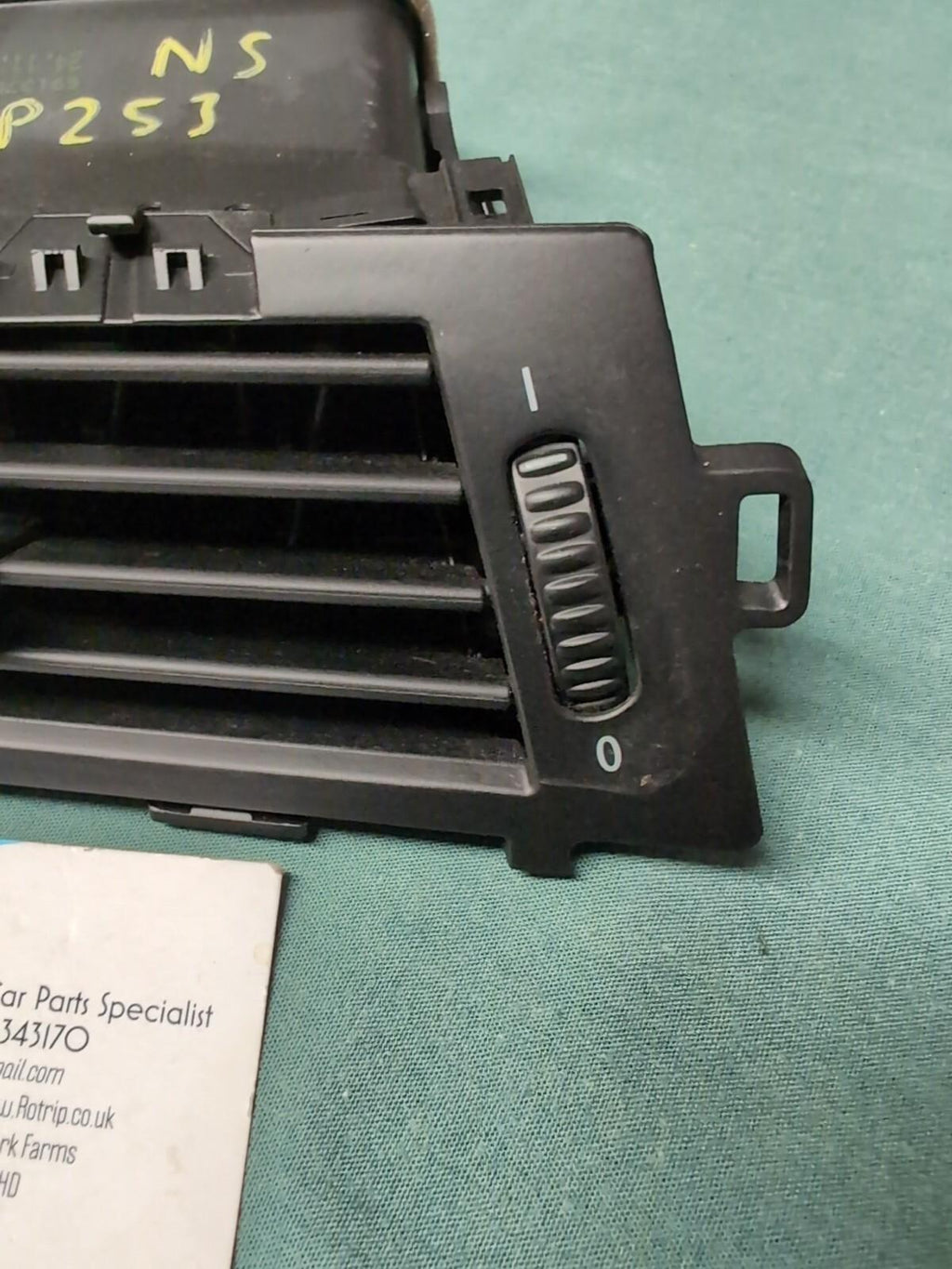 BMW 5 Series E60 E61 Fresh Air Grille Left Vent N/S #64226910731