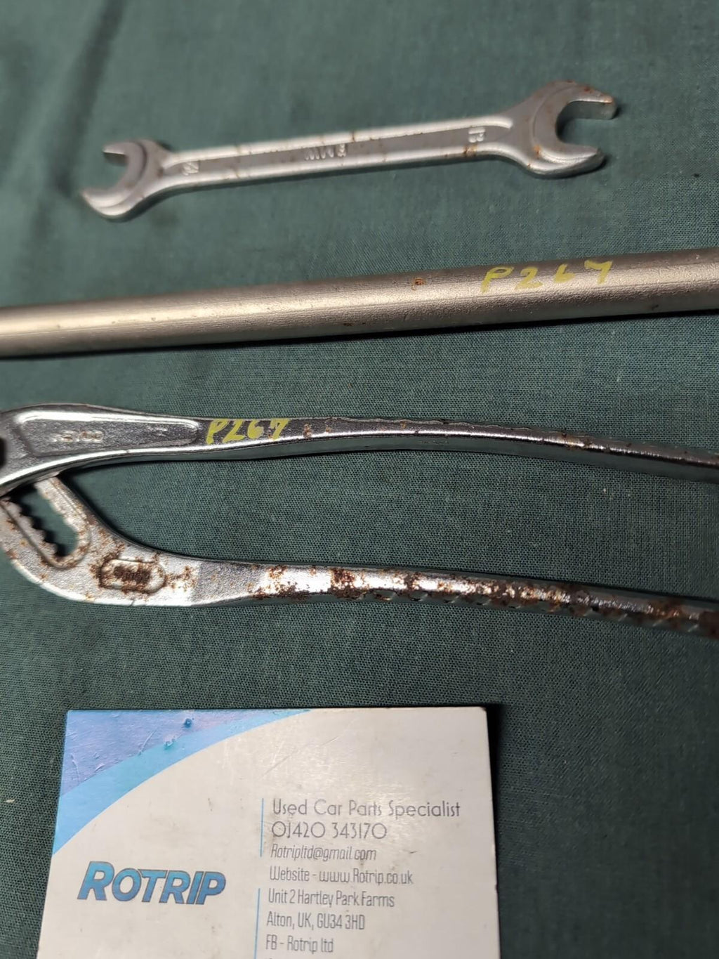 BMW E46 3 SERIES HEYCO GRIP PLIERS, WHEEL WRENCH AND SPANNER 12-13MM