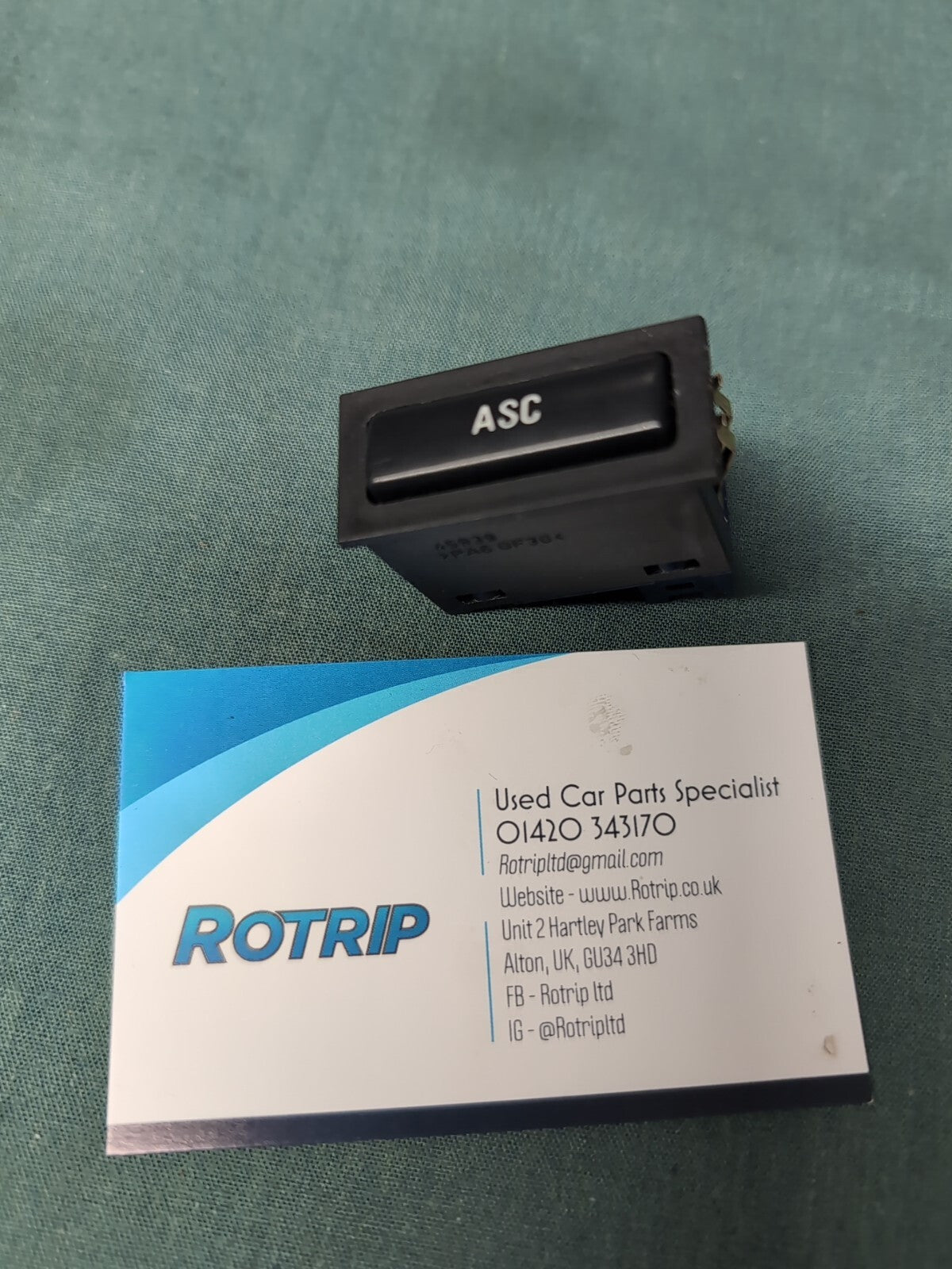 BMW E46 E39 E38 3 5 7 Series ASC Traction Control Dash Switch BLUE Rear #8363694