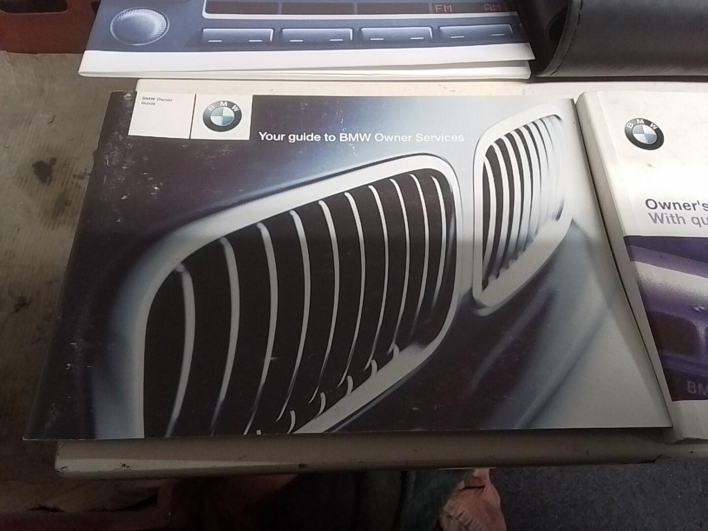 BMW E39 5 SERIES OWNERS MANUALS/HANDBOOK AND WALLET