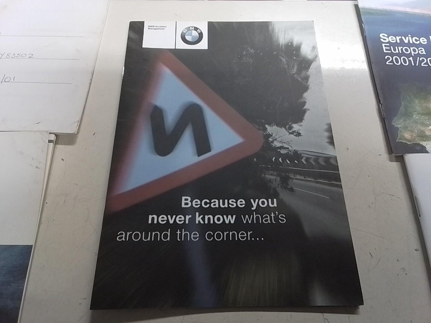 BMW E39 5 SERIES OWNERS MANUALS/HANDBOOK AND WALLET
