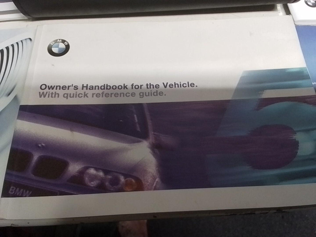 BMW E39 5 SERIES OWNERS MANUALS/HANDBOOK AND WALLET