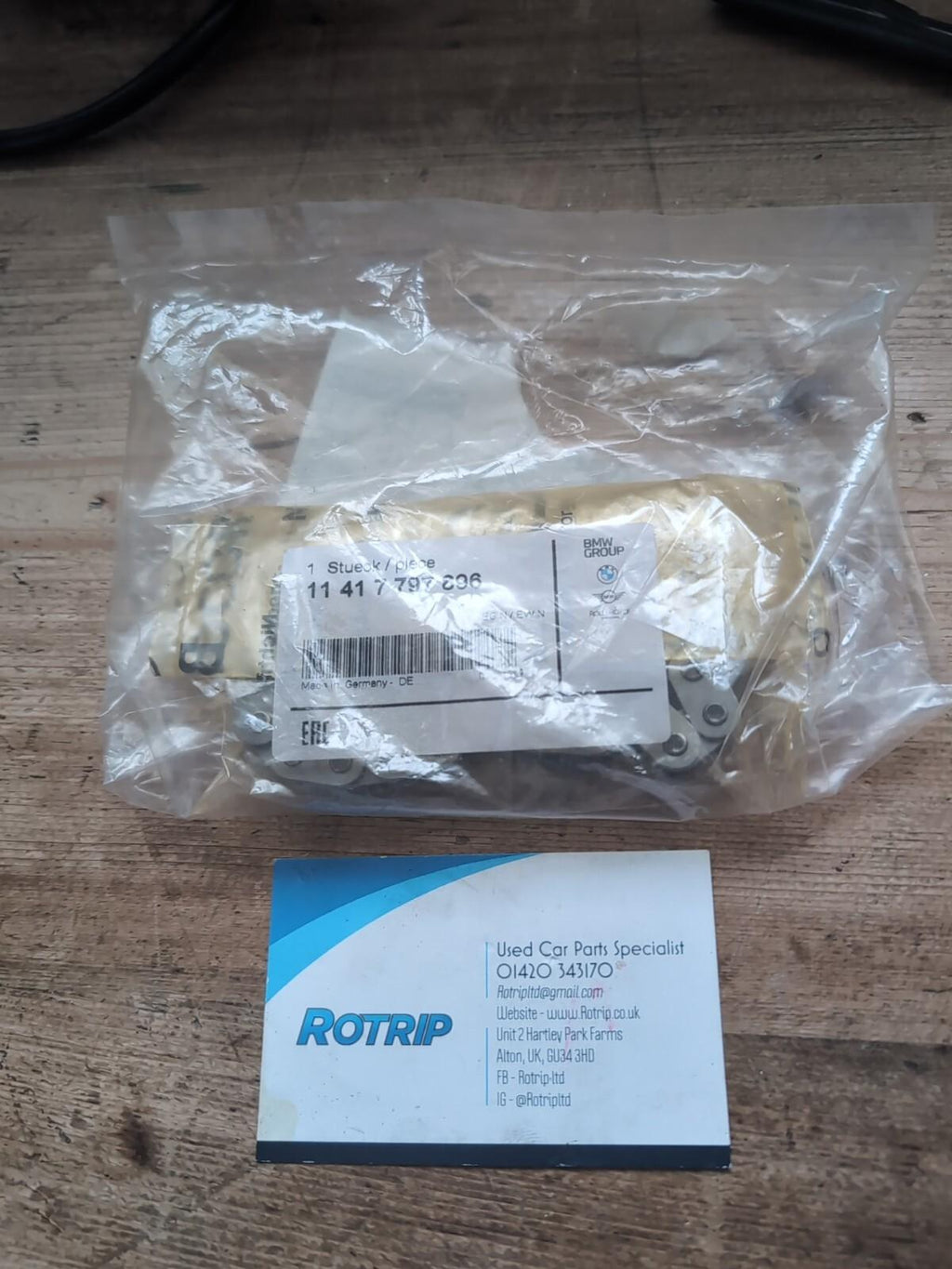 BMW E60 E61 E70 E71 E81 E82 E83 OIL PUMP CHAIN #7797896 #11417797896