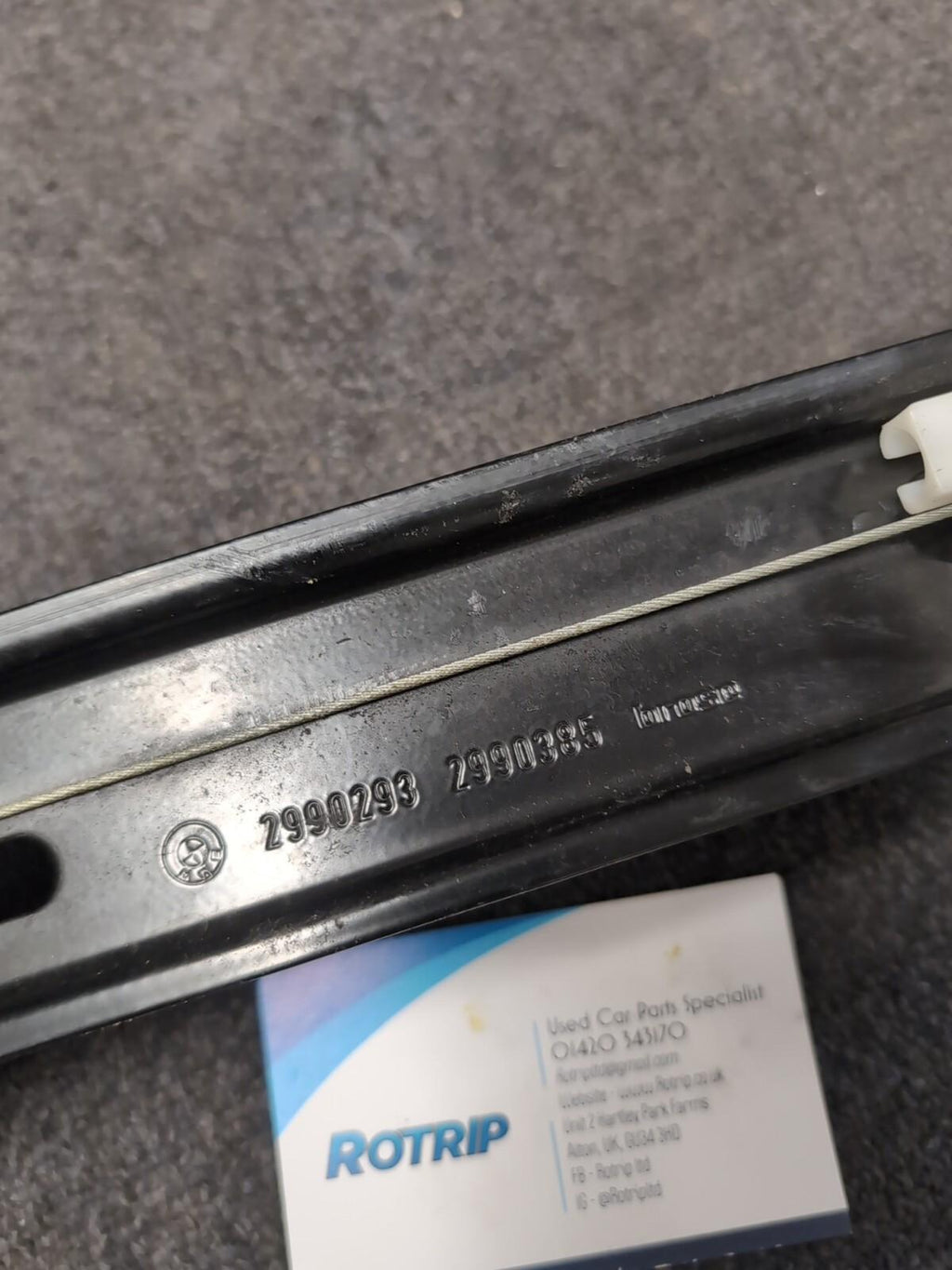BMW X1 E84 WINDOW REGULATOR FRONT PASSENGER SIDE N/S #2990293 (P282)