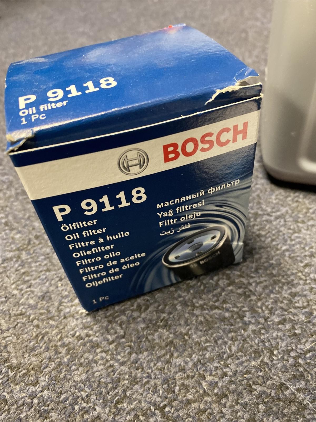 BMW E39 530D Oil Change Service Kit M57D30 (Bosch Oil Filter & 5L of 0W-30)