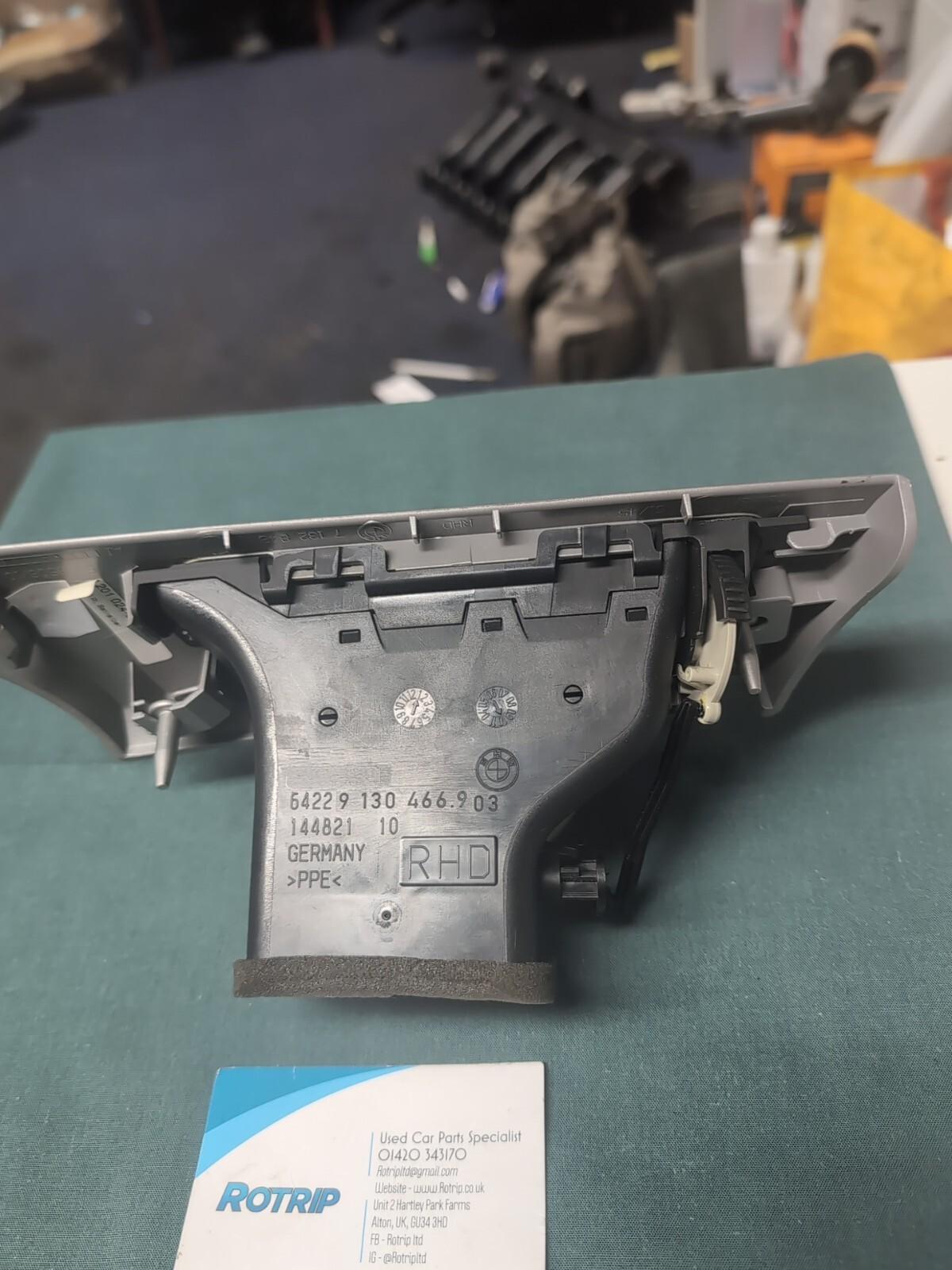 BMW 3 Series E90 E91 E92 Dashboard Air Vent Front Right Silver #9130466