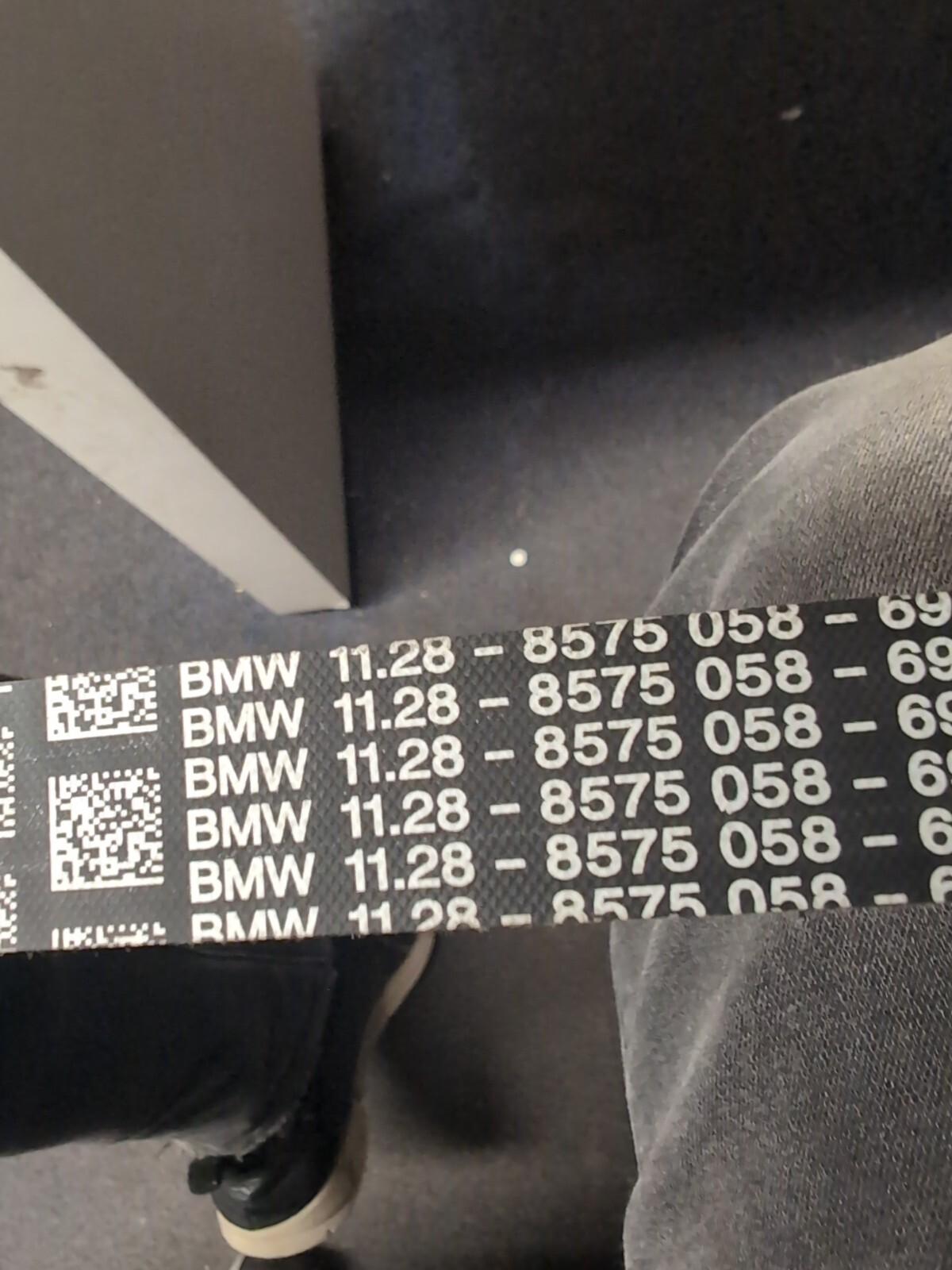BMW 1 Coupe E82 Engine V-Ribbed Belt #8575058 #11288575058