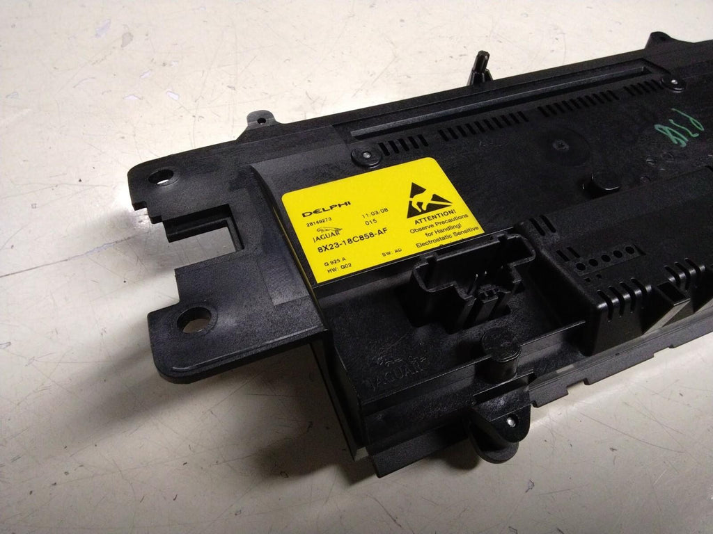 JAGUAR XF X250 HEATER/CLIMATE CONTROL PANEL 8X2318C858AF