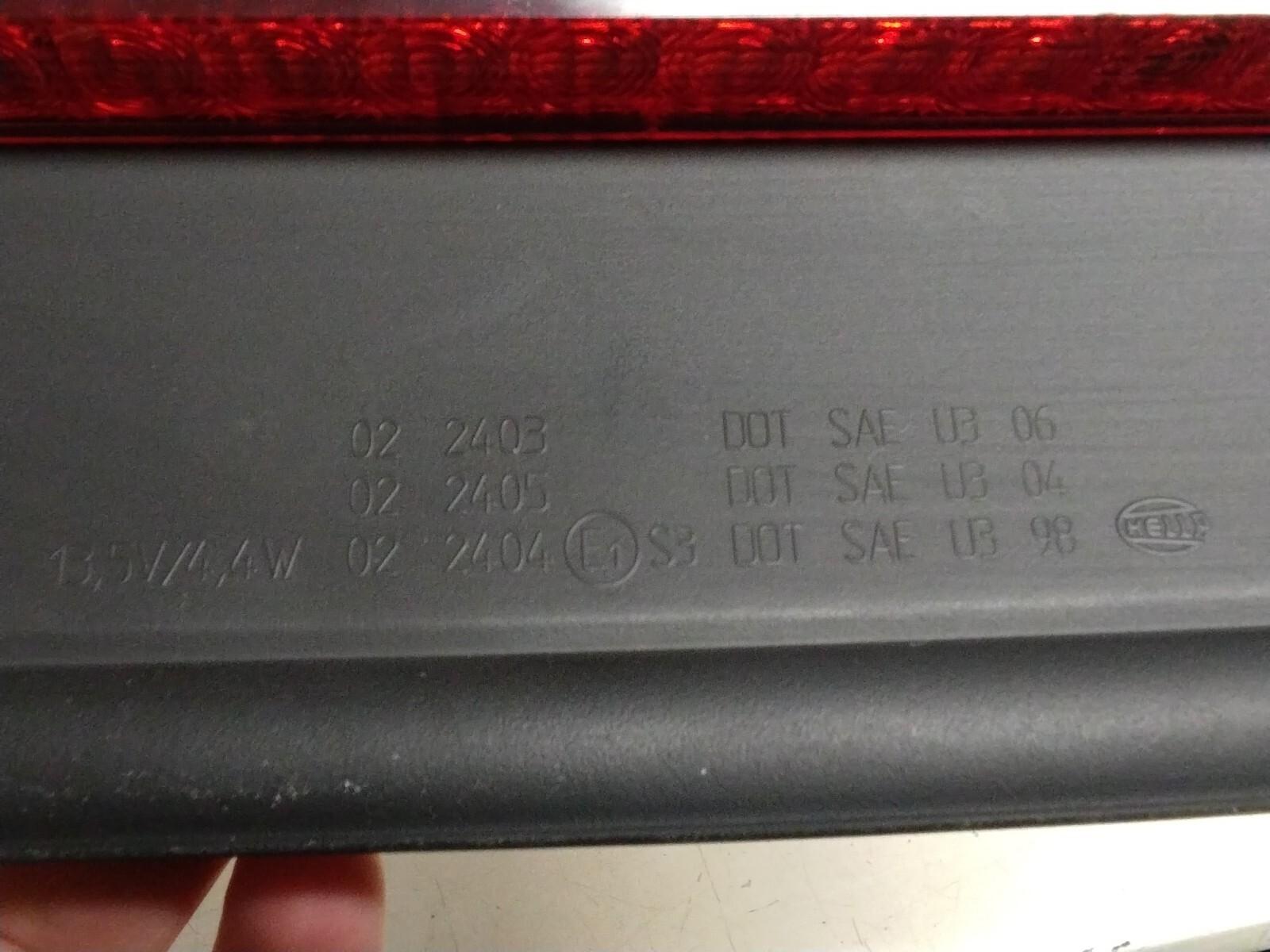 BMW E90 3 SERIES HIGH LEVEL/THIRD BRAKE LIGHT ASSEMBLY #168644