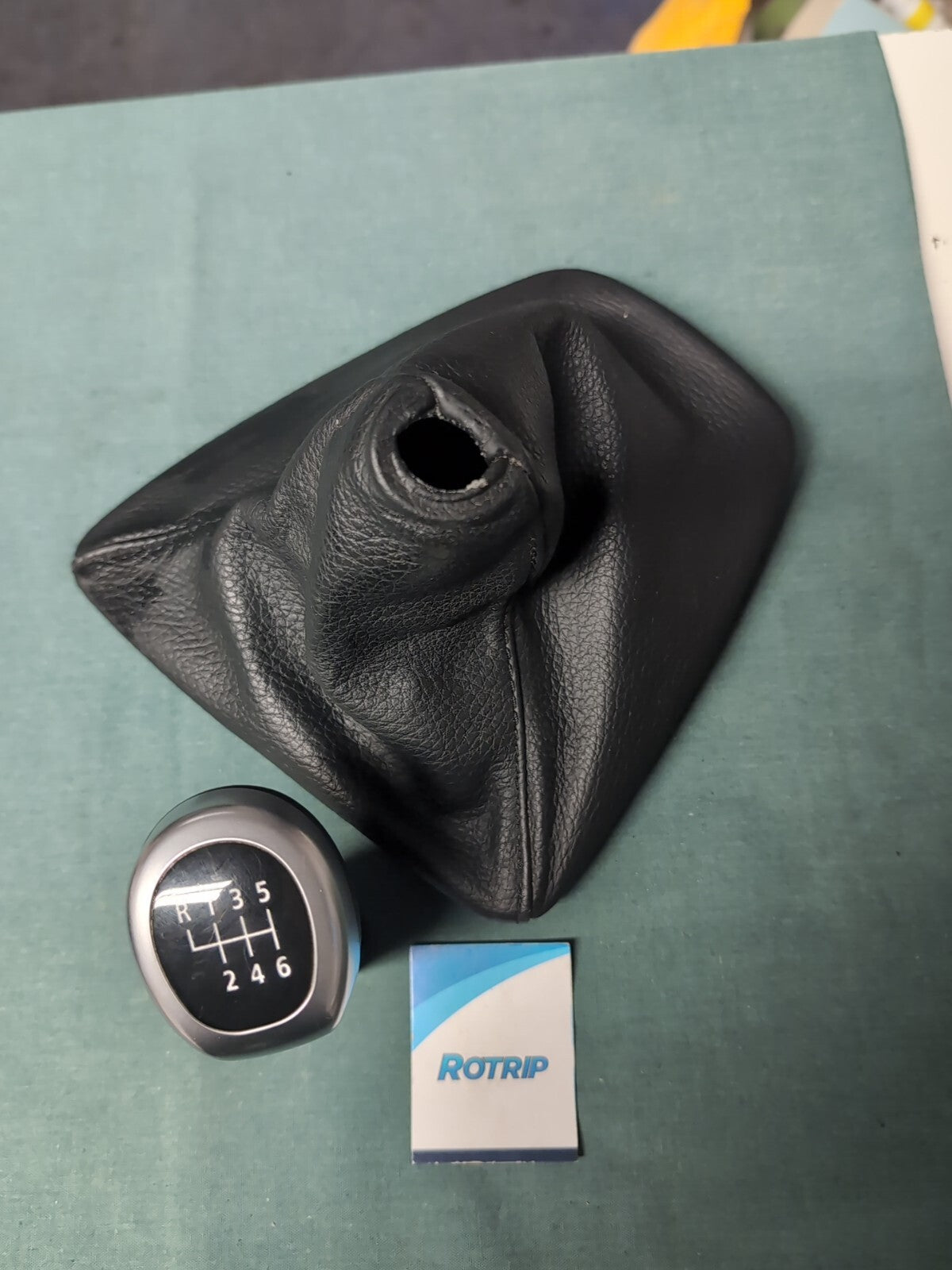 BMW 3 SERIES E90/91/92/93 6 SPEED BLACK GEAR KNOB AND LEVER TRIM COVER 7595283