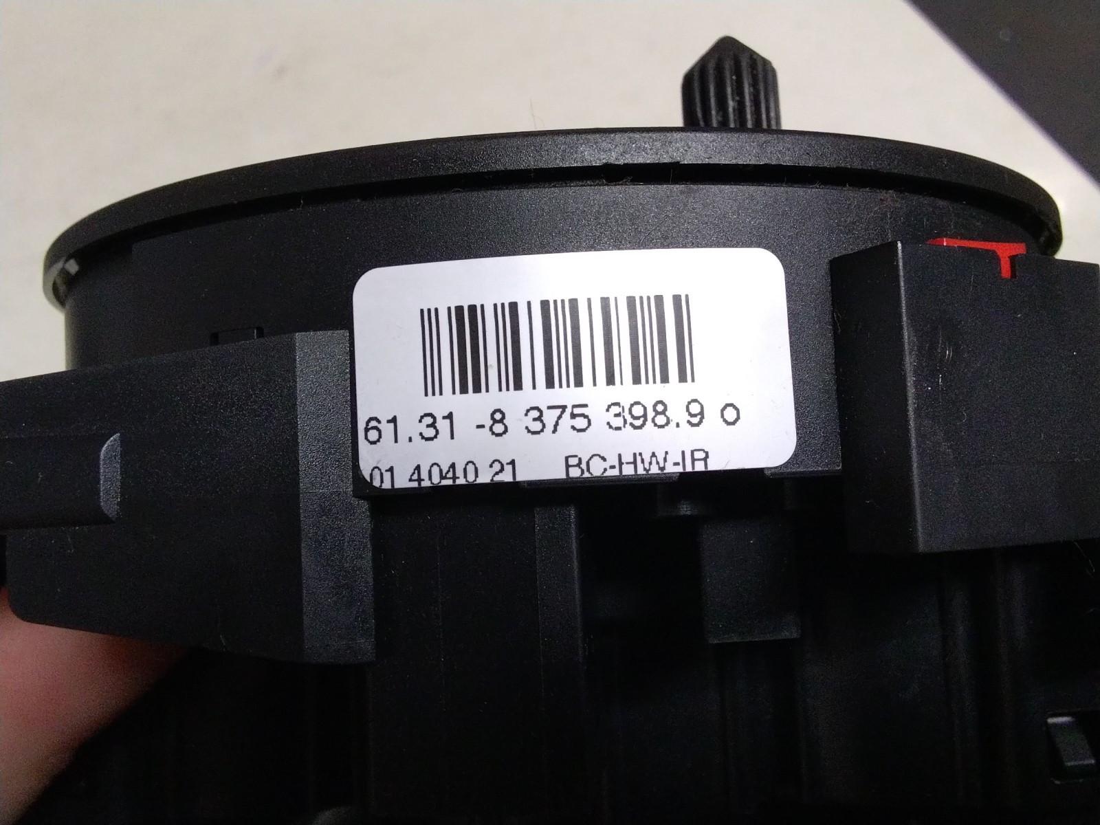 BMW E39 5 SERIES STEERING COLUMN SLIP RING WITH LIGHT/WIPER STALKS 8375398