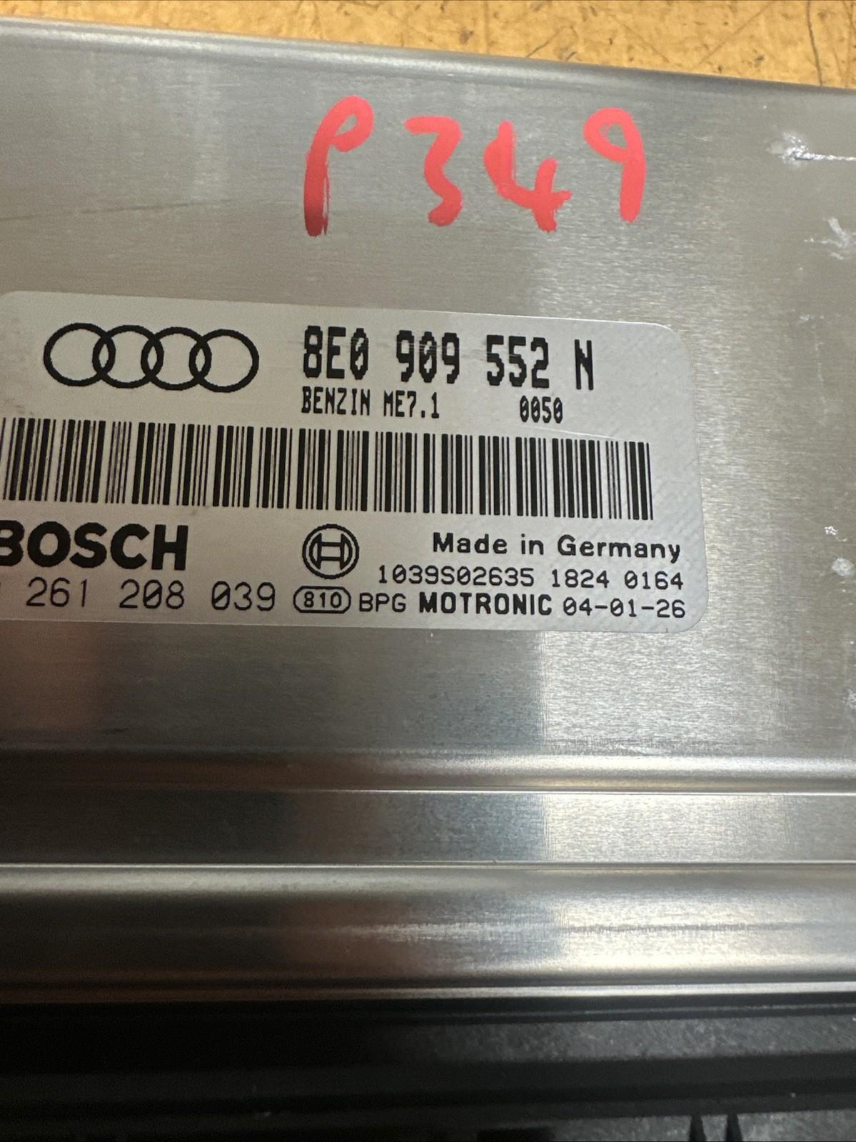 Audi A4 B6 (2.4) Petrol Engine Control Unit (ECU) #8E0909552N