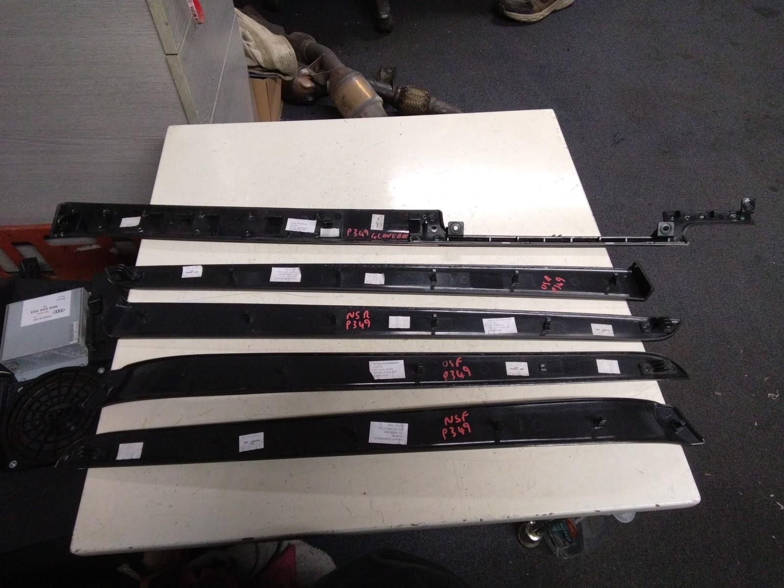 AUDI A4 B6 DOOR TRIM AND GLOVEBOX TRIM 8E0867409/410/419/420