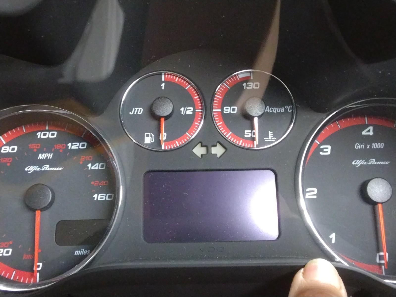 ALFA ROMEO GT INSTRUMENT CLUSTER WITH SPEEDOMETER #156075856
