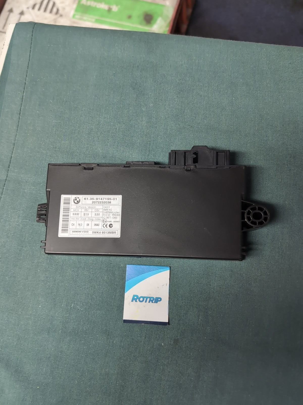BMW & MINI CAS 3 ECU Control Unit Key Reading Module #9147195-01