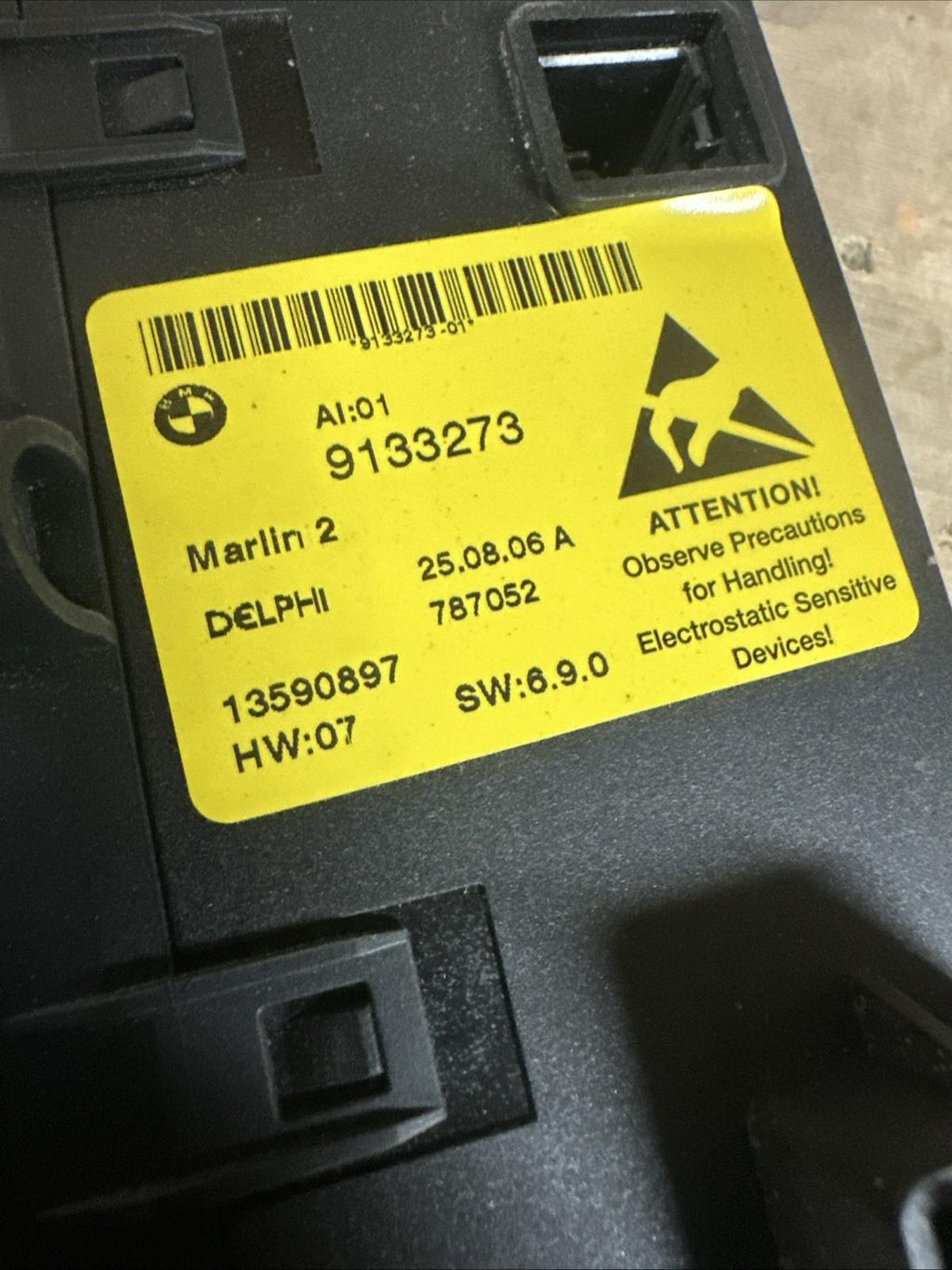 BMW E64 6 Series Heated Seat/Roof Controls/Tyre Pressure Switch Pack #9133273