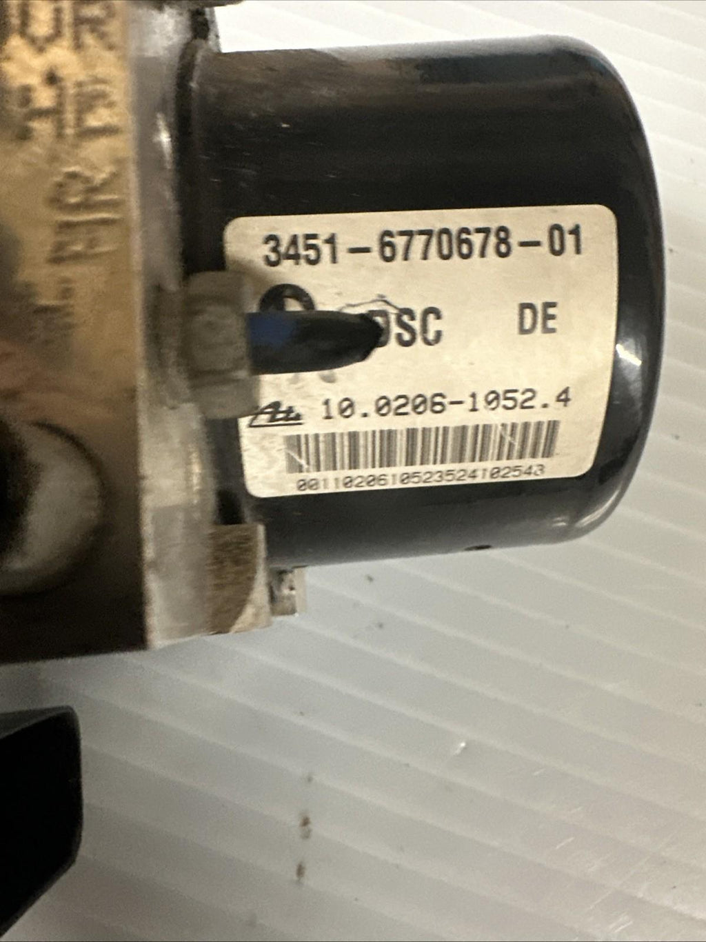 BMW E90/E91 3 Series ABS Pump/DSC Controller #6770679 #6770678