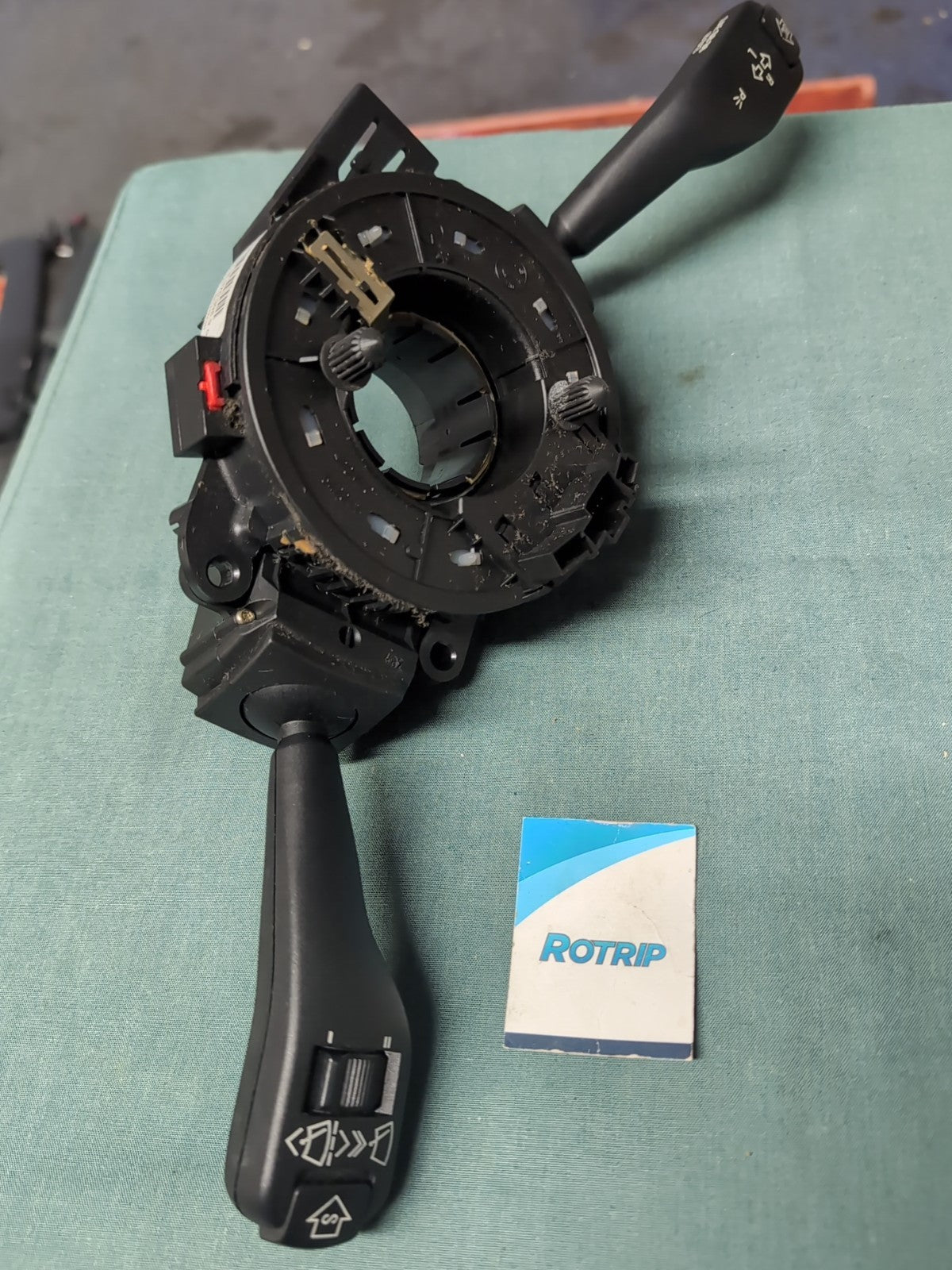 BMW E39 5 SERIES STEERING COLUMN SLIP RING WITH LIGHT/WIPER STALKS #8375398.9