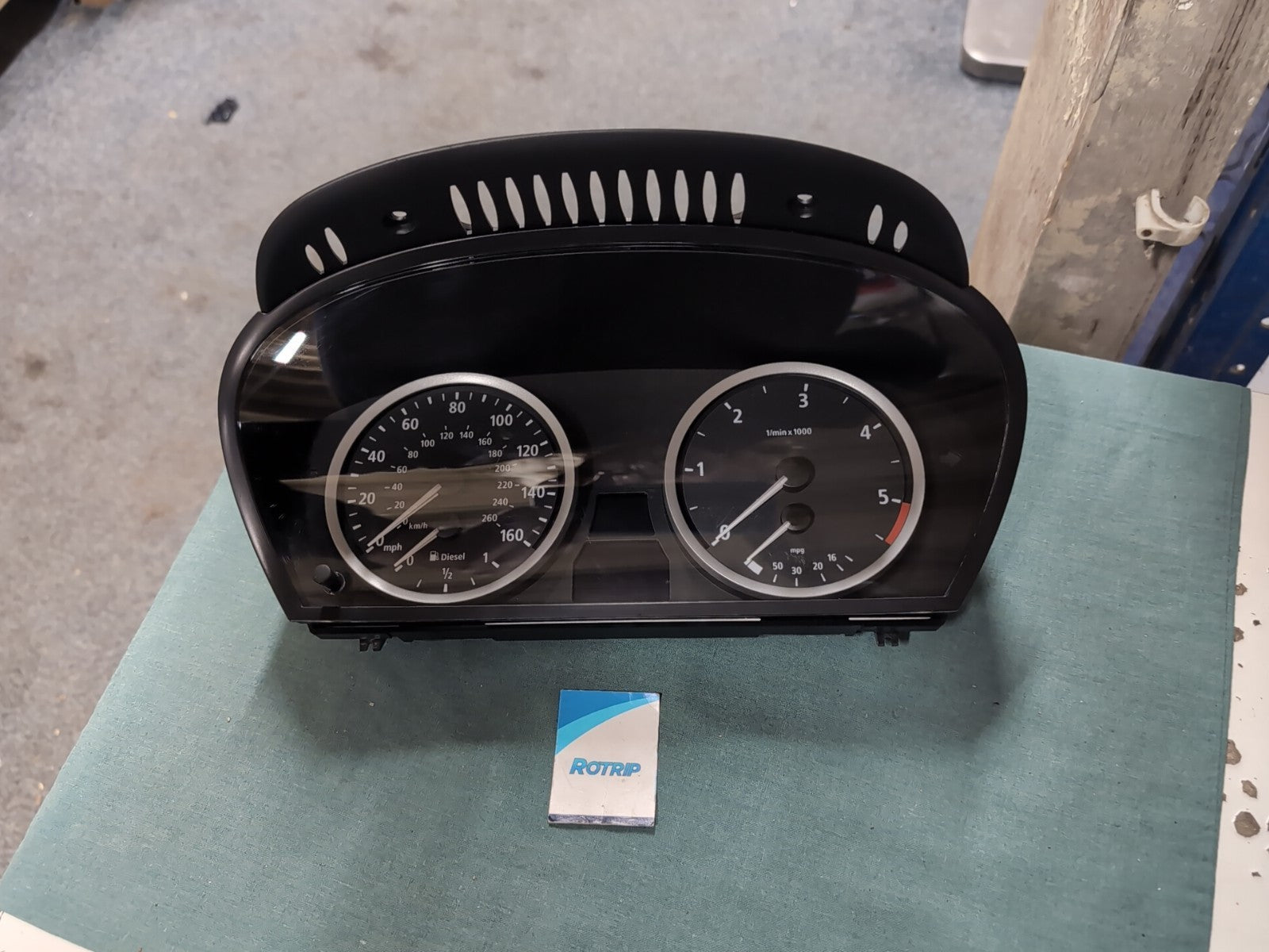 BMW 5 SERIES E60 E61 SPEEDOMETER INSTRUMENT CLUSTER #62.11-6974577