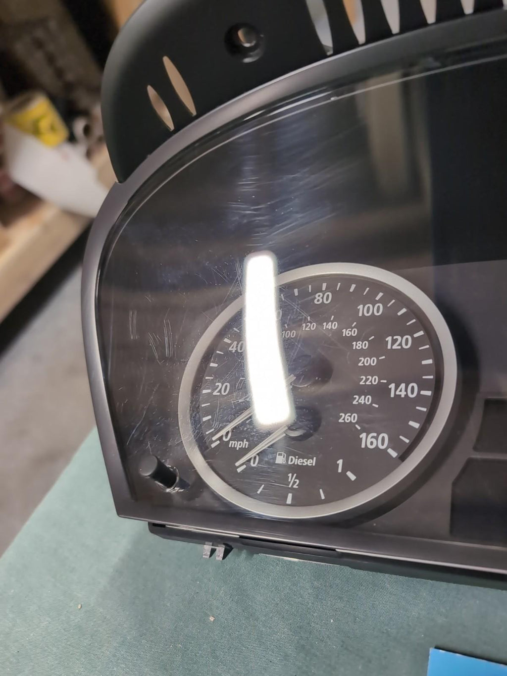 BMW 5 SERIES E60 E61 SPEEDOMETER INSTRUMENT CLUSTER #62.11-6974577