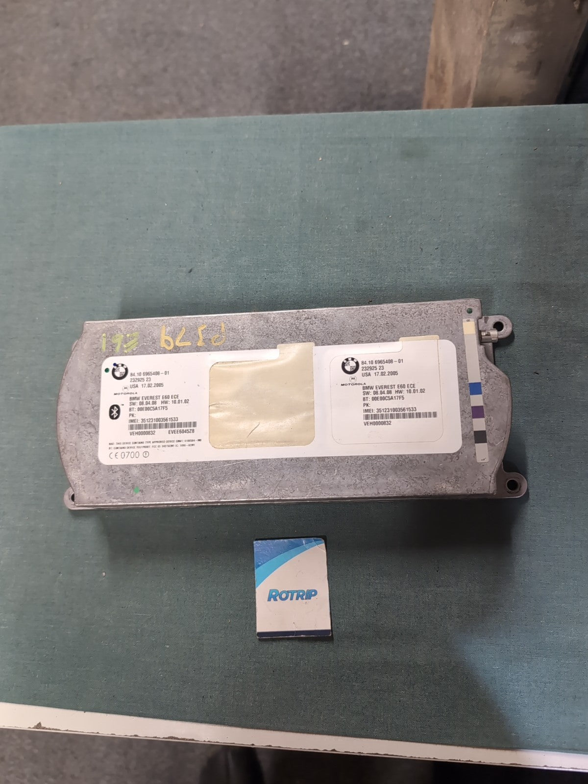 BMW 5 SERIES E61 BLUETOOTH MODULE #84.10 6965408-01