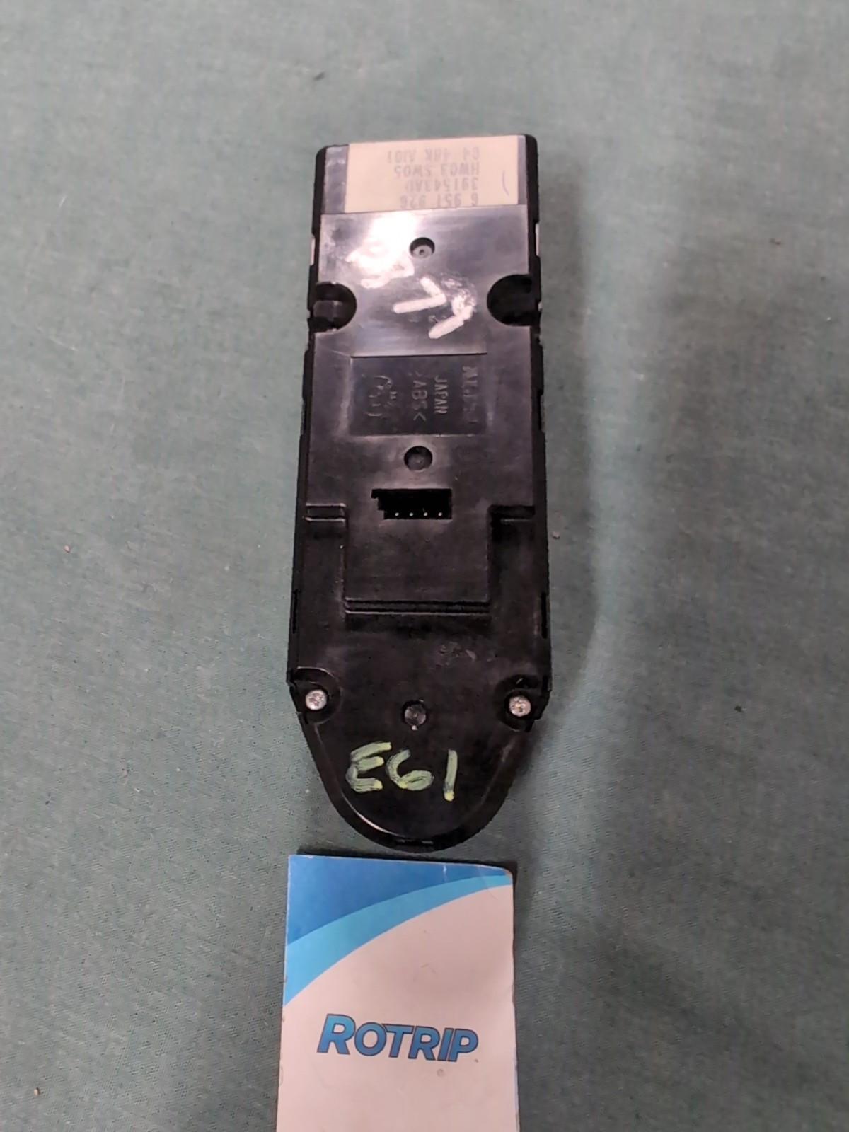 BMW E60 E61 5 Series Drivers Side Window Switch Lifter #6951926