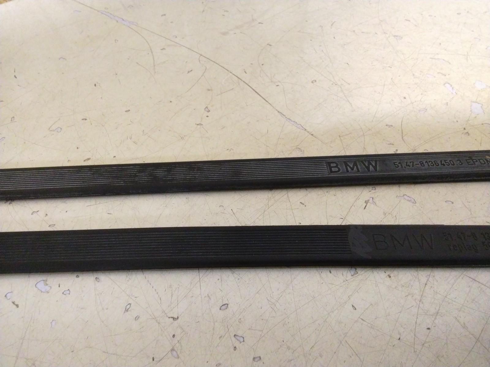 BMW E39 5 SERIES BOOT LUGGAGE TIE DOWN STRAPS (x2) 8136450