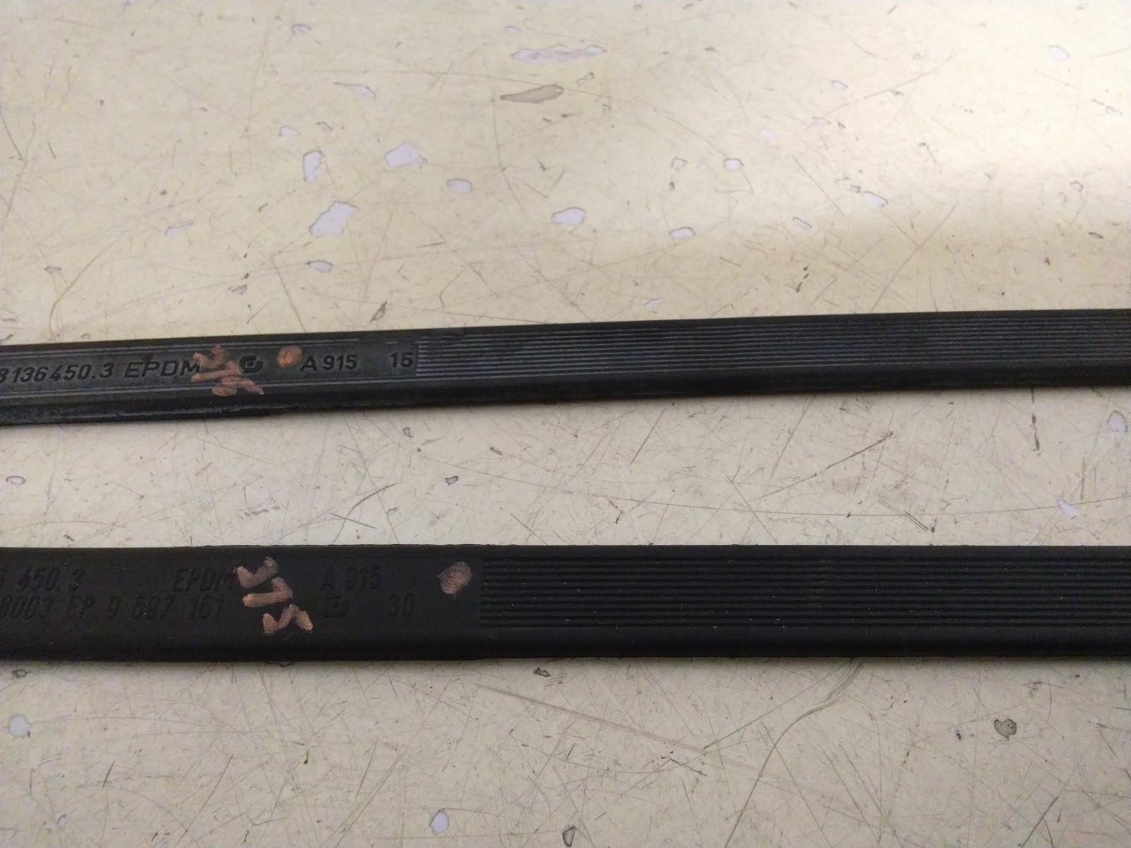 BMW E39 5 SERIES BOOT LUGGAGE TIE DOWN STRAPS (x2) 8136450