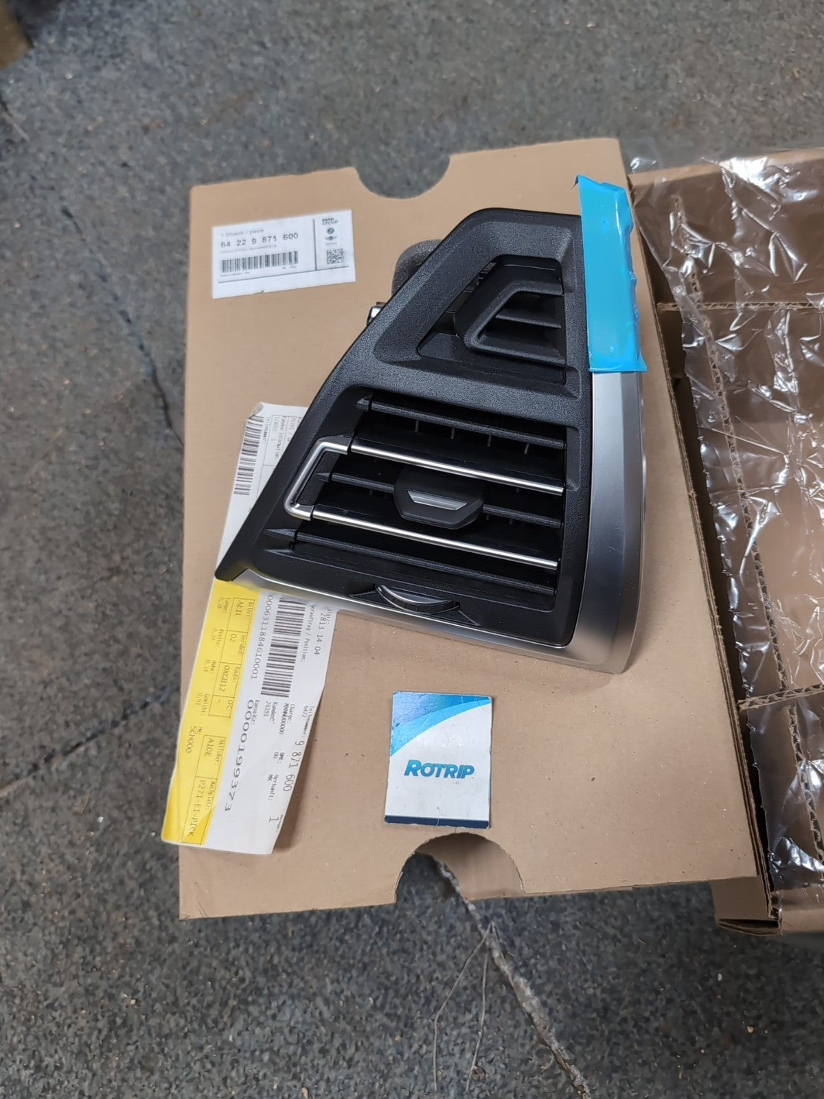 BMW G01 G02 G08 F97 F98 FRESH AIR VENT O/S #9871600