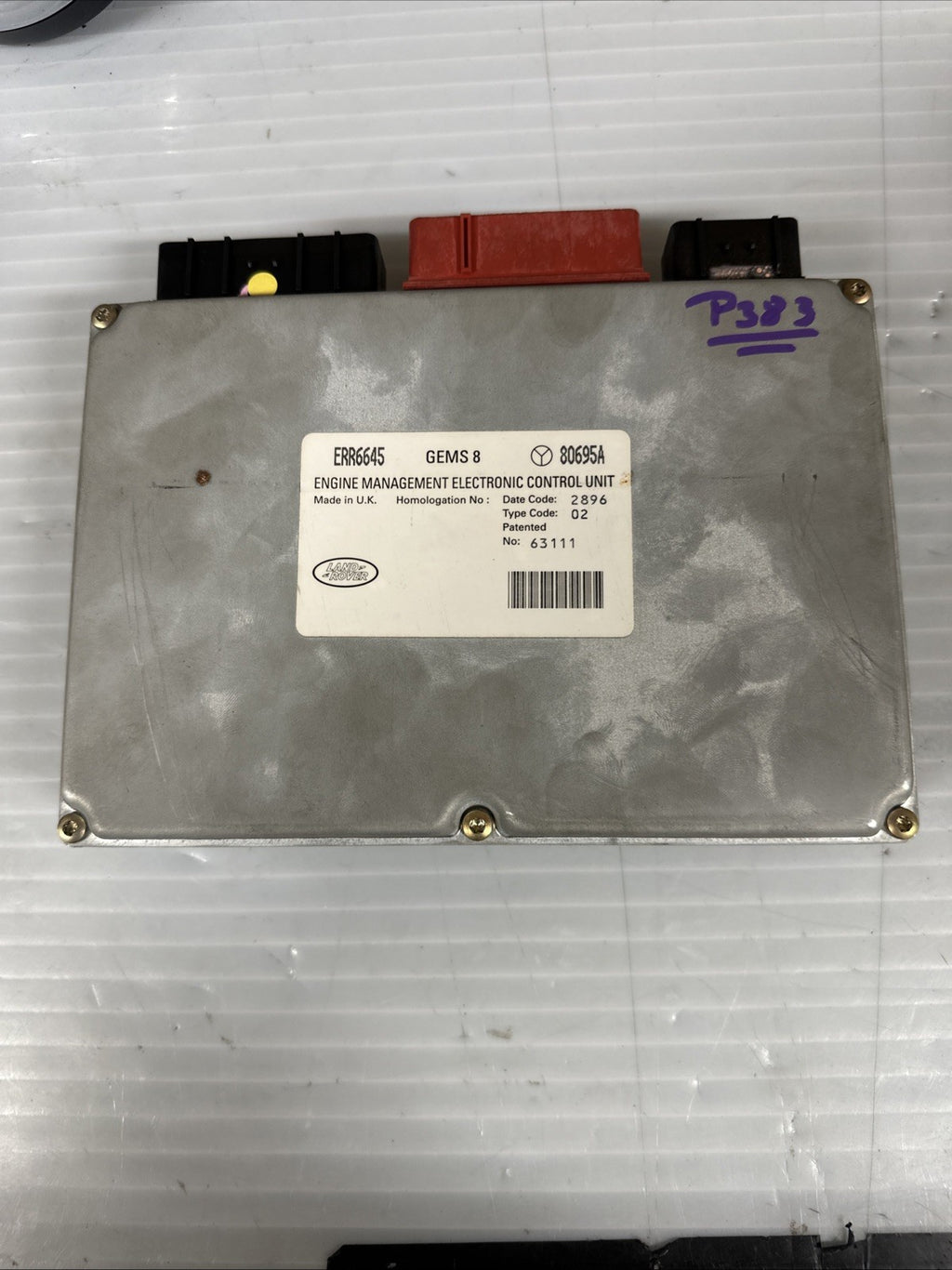 Range Rover P38 (4.6) GEMS 8 Engine Control Unit (ECU) #ERR6645