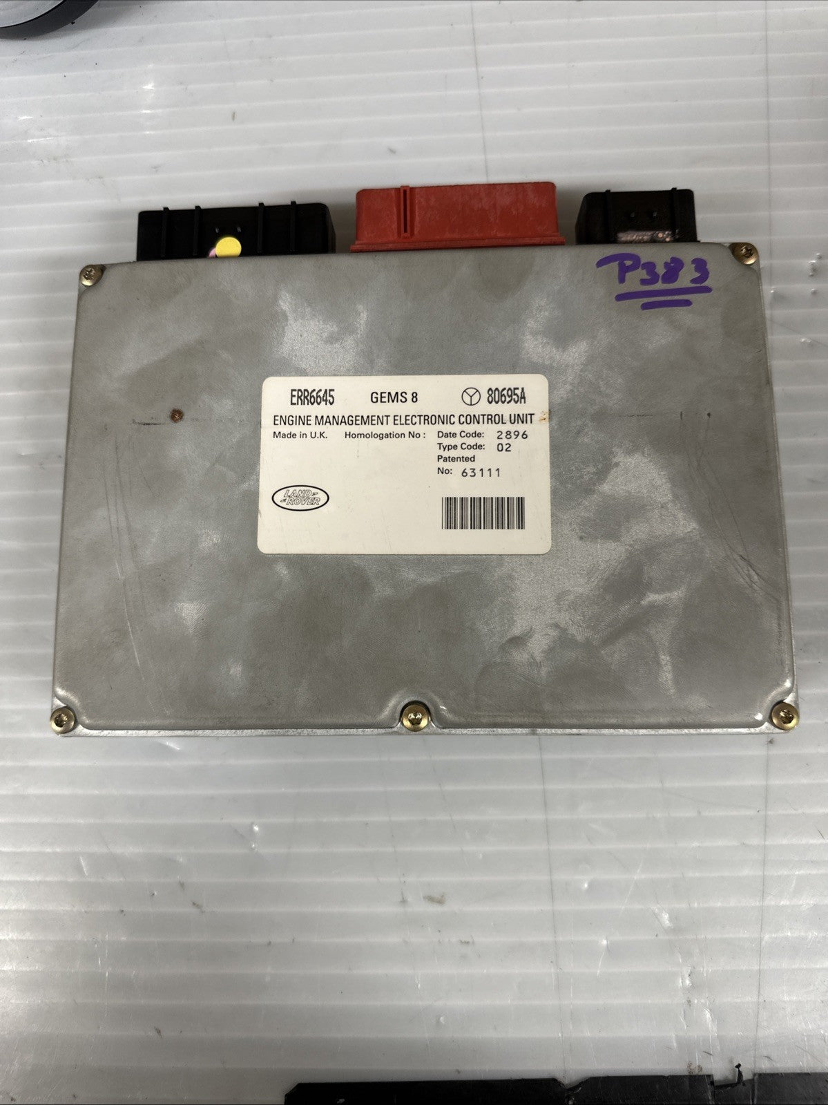 Range Rover P38 (4.6) GEMS 8 Engine Control Unit (ECU) #ERR6645
