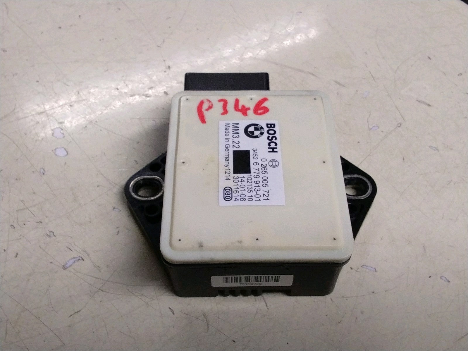 BMW X5 E70 YAW RATE SENSOR MODULE #6779913