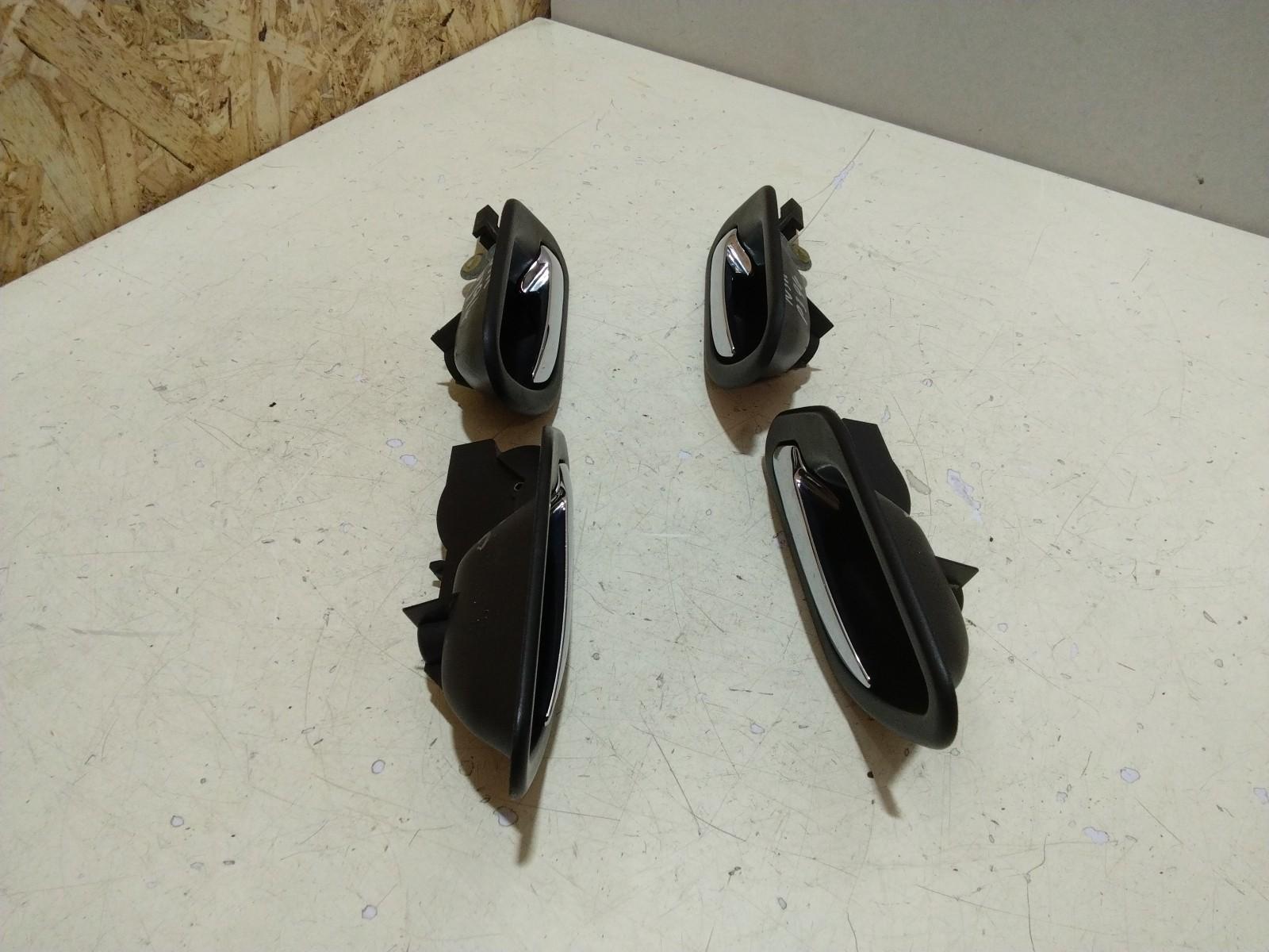 BMW E39 5 SERIES SET OF FOUR INTERIOR CHROME DOOR HANDLES #7032925/926 #8226049/050