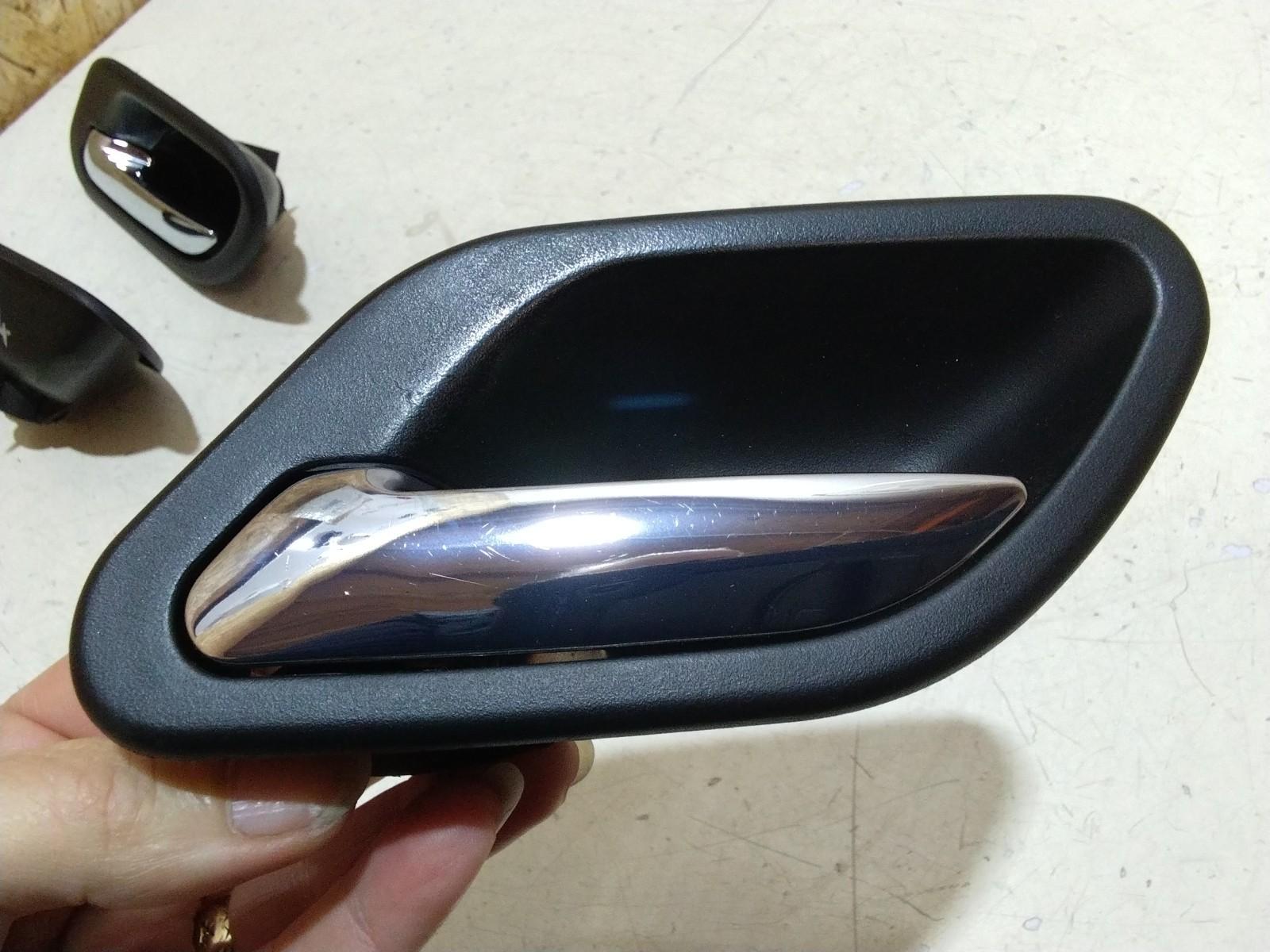 BMW E39 5 SERIES SET OF FOUR INTERIOR CHROME DOOR HANDLES #7032925/926 #8226049/050