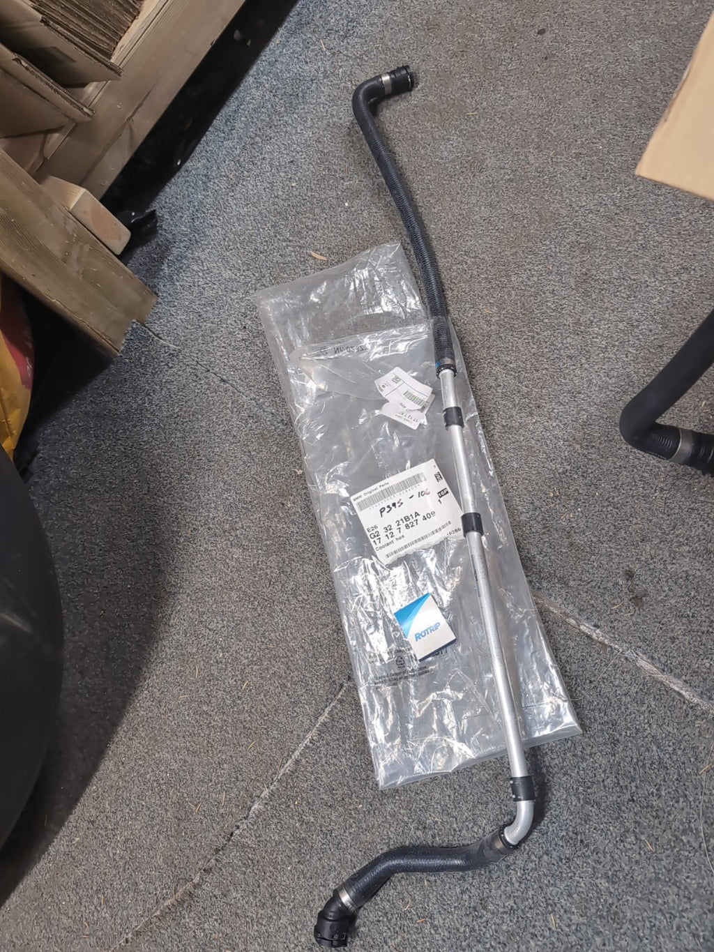 BMW X3 F25 Engine Coolant Pipe Hose  #17127827409