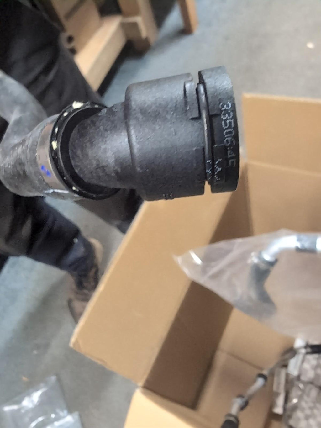 BMW X3 F25 Engine Coolant Pipe Hose  #17127827409
