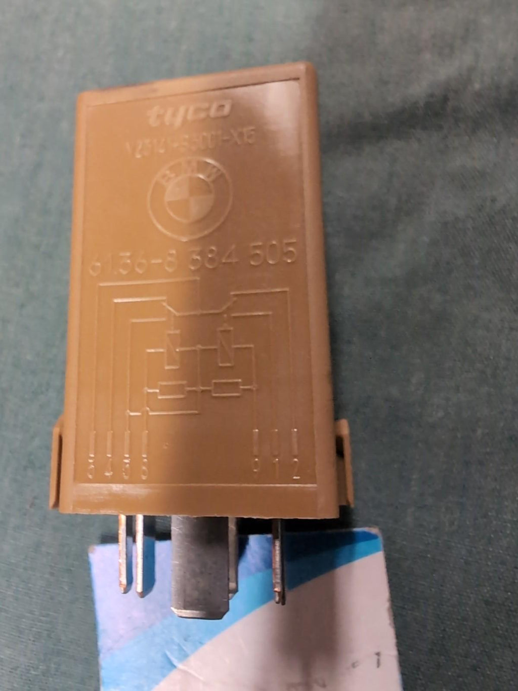 BMW E39 5 SERIES BROWN 7 PIN WINDSCREEN WIPER RELAY #8384505