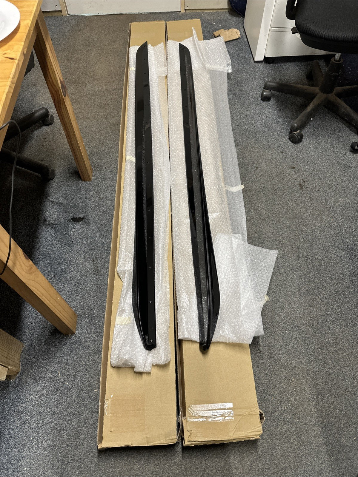 BMW 3 Series G20 M Perf High-Gloss Black Side Skirts #51192455896/897 - P395