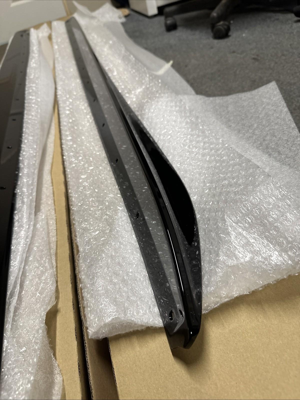 BMW 3 Series G20 M Perf High-Gloss Black Side Skirts #51192455896/897 - P395