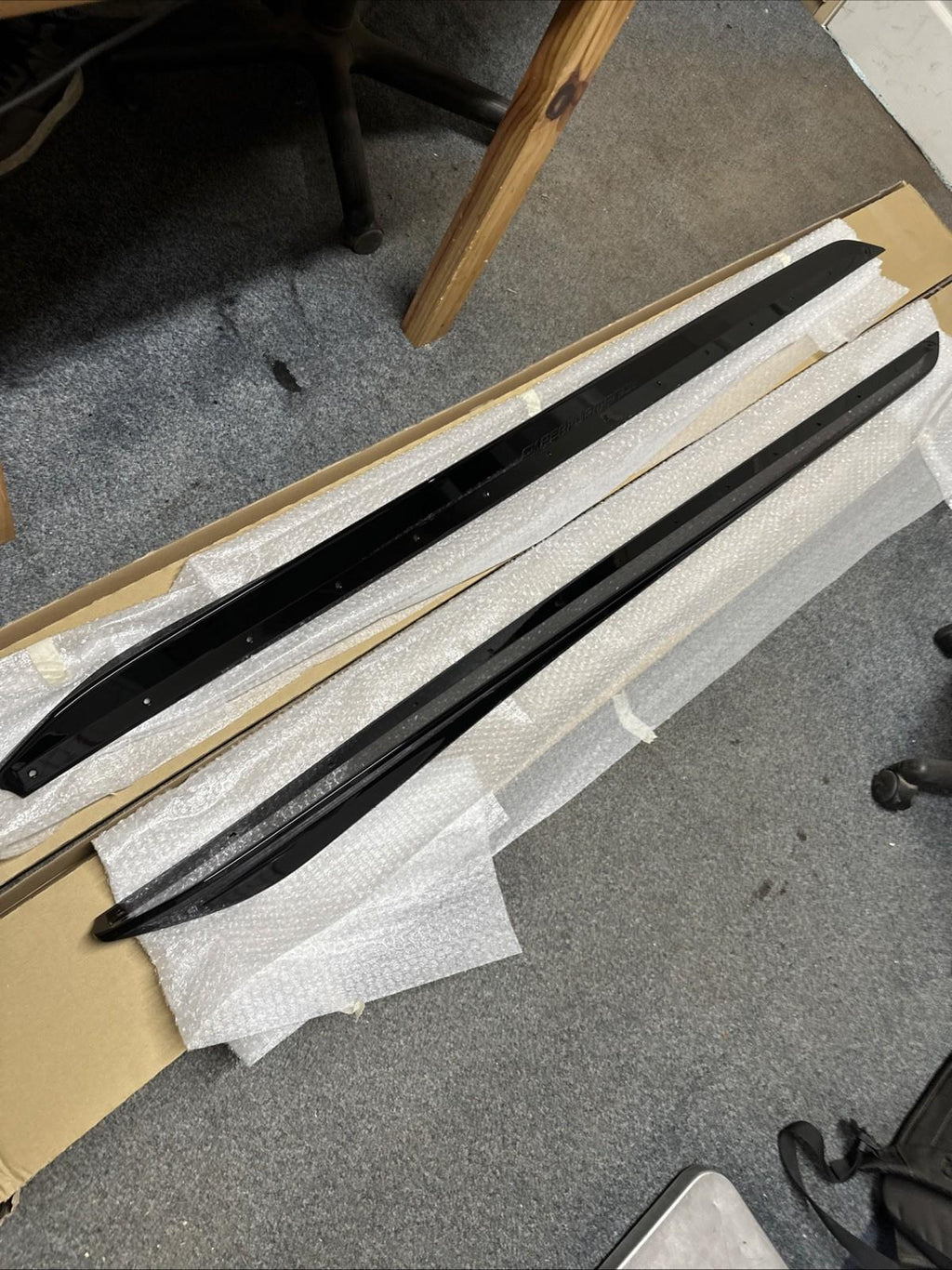 BMW 3 Series G20 M Perf High-Gloss Black Side Skirts #51192455896/897 - P395