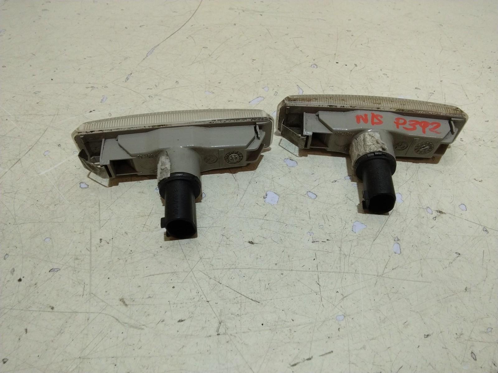 BMW E39 5 SERIES PAIR (L/R) CLEAR SIDE INDICATORS LENSES & BULBS 9407958/2496299